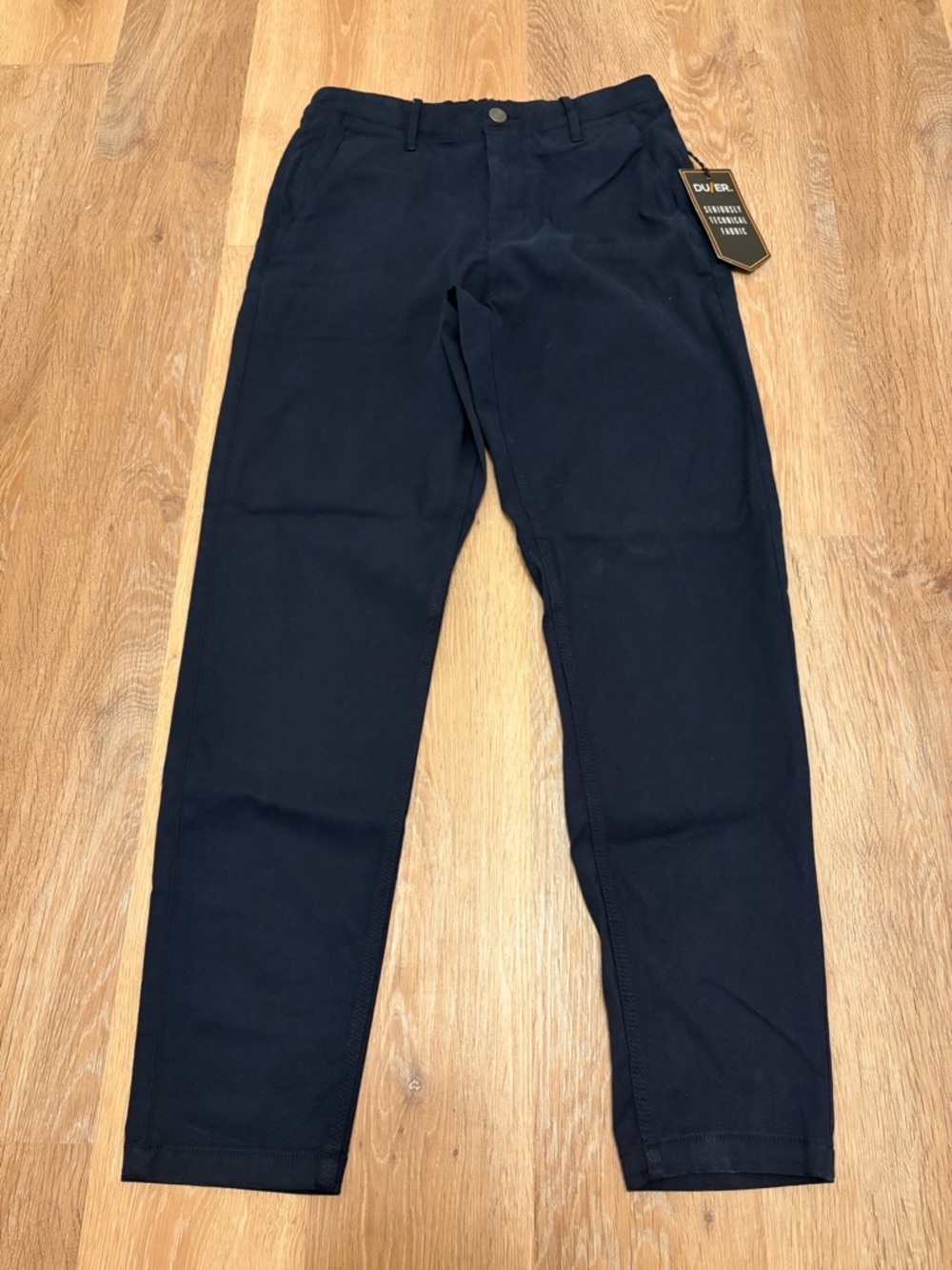 NWT Duer T2X Athletic Taper Live Free Flex Pant Sapphire Navy 29x30